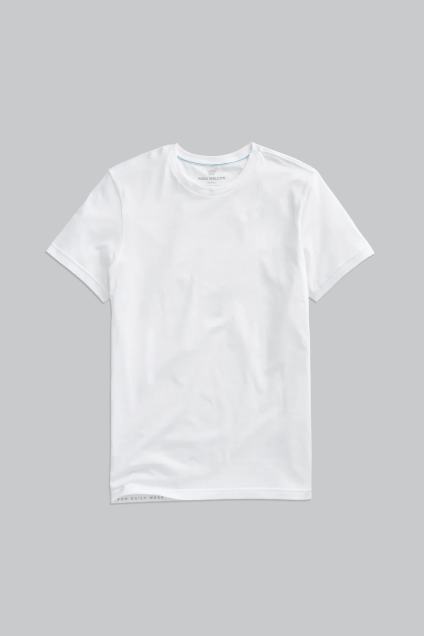white crew neck